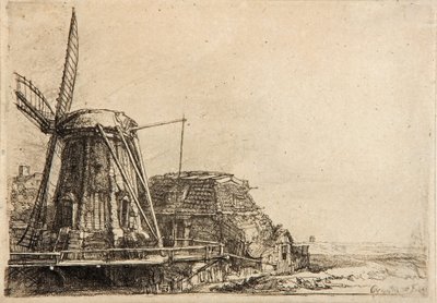 The Windmill by Rembrandt van Rijn
